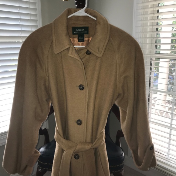 Lauren Ralph Lauren Jackets & Blazers - LAUREN RALPH LAUREN Vintage Camel Hair Coat Size 4